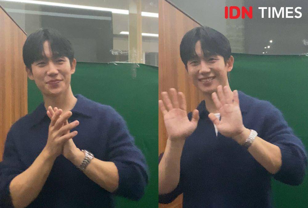 potret fan meeting Jung Hae In "Our Time" di Balai Kartini, Jakarta, Sabtu (7/12/2024) (dok. IDN Times/Rani Asnurida)