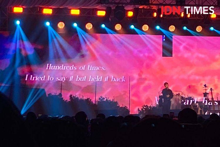 potret fan meeting Jung Hae In "Our Time" di Balai Kartini, Jakarta, Sabtu (7/12/2024) (dok. IDN Times/Rani Asnurida)
