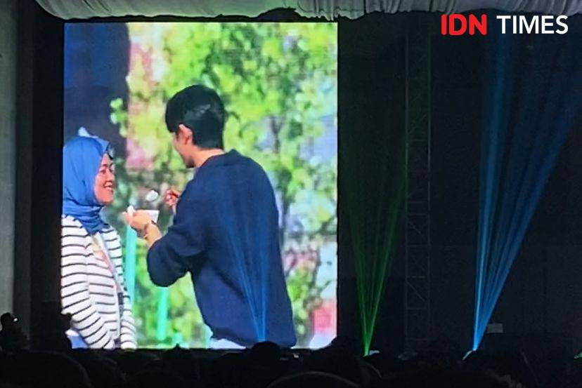 potret fan meeting Jung Hae In “Our Time” di Balai Kartini, Jakarta, Sabtu (7/12/2024) (dok. IDN Times/Rani Asnurida)