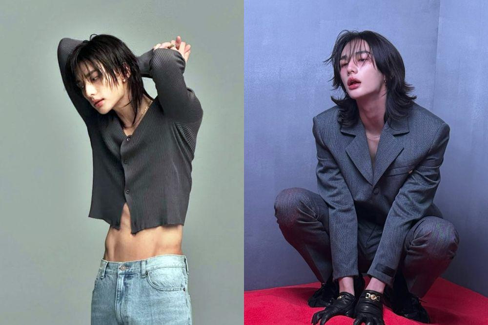 7 Ide Mix and Match OOTD Abu-abu ala Hyunjin Stray Kids, Kece Abis!