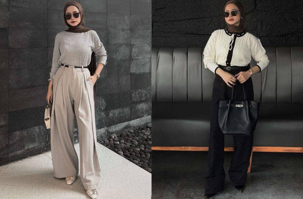10 Mix and Match Knitwear ala Rossidatul Umami, Chic and Comfy!