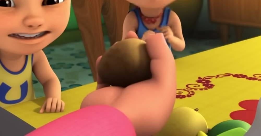 Buah-buahan di Upin dan Ipin - Sawo