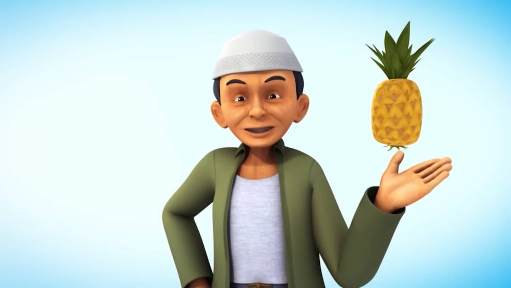 Buah-buahan di Upin dan Ipin - Nanas