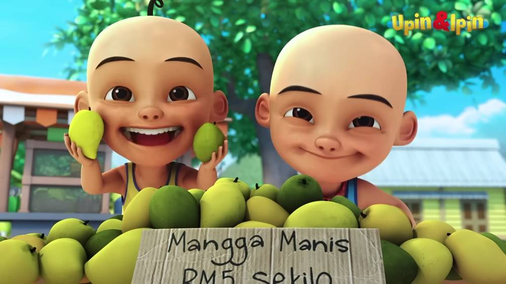 Buah-buahan di Upin dan Ipin - Mangga