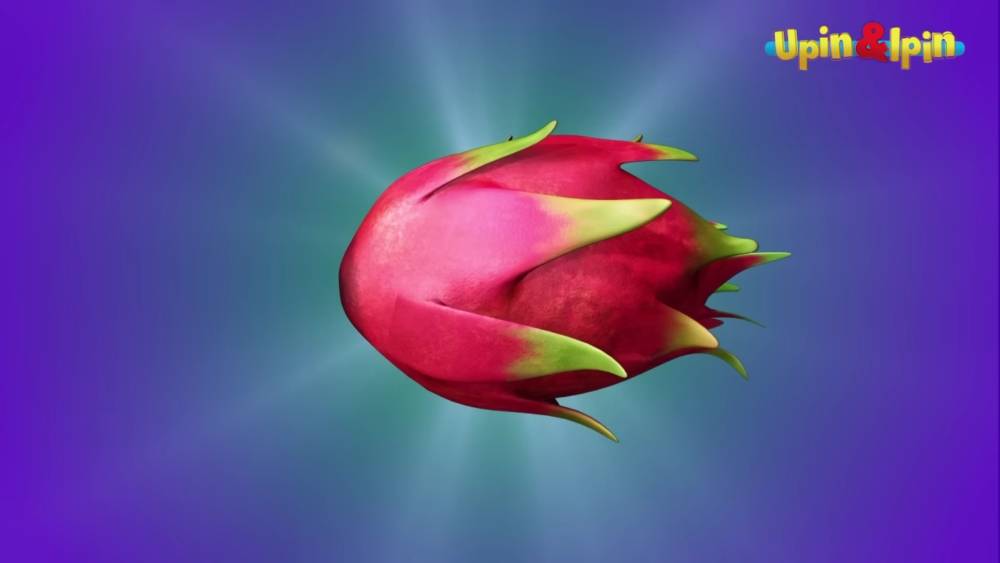 Buah-buahan di Upin dan Ipin - Buah naga