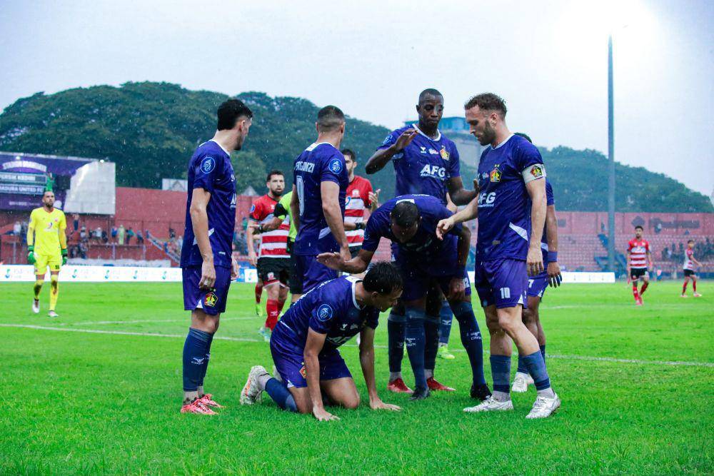Pemain Persik Kediri merayakan kemenangan lawan Madura United. IDN Times/ istimewa