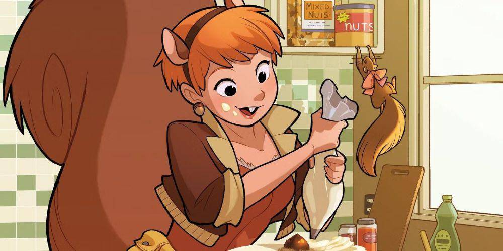 potret Squirrel Girl bersama Tippy-Toe (dok. Marvel Comics)