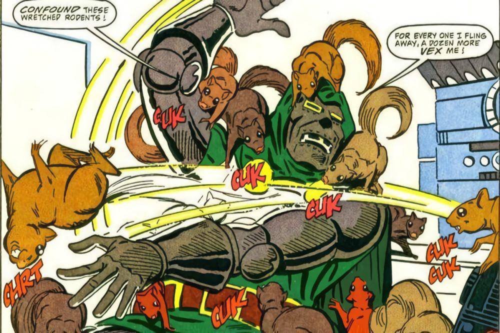 Doctor Doom dikalahkan Squirrel Girl (dok. Marvel Comics)