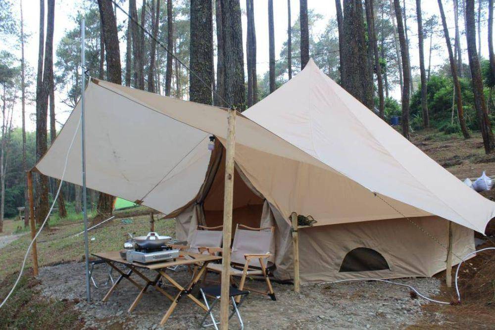 Potret tenda glamping di Glamping Camping Unique (instagram.com/glampingcampingunique)