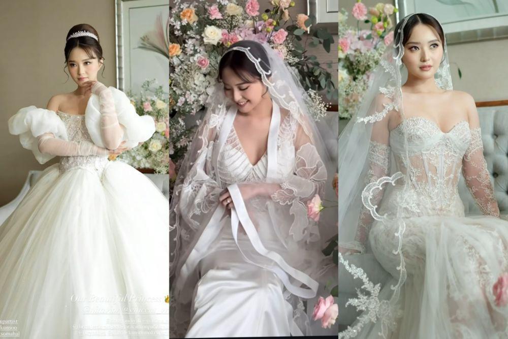 10 Referensi Gaun dan Makeup Pengantin Nita Vior, Vibe Princess!