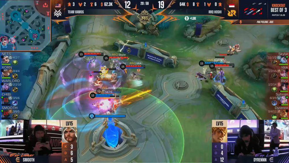 Counter attack yang solid berhasil memenangkan game 1 untuk RRQ. (youtube.com/MPL Indonesia)