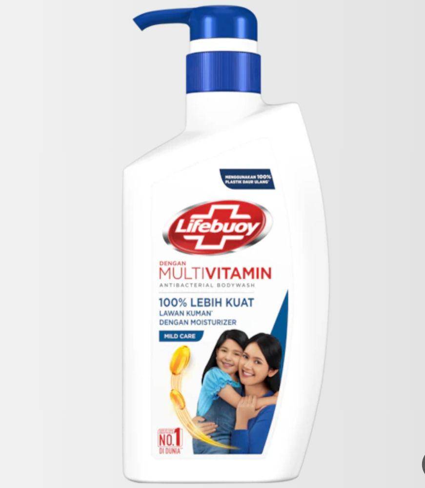 Lifebuoy Sabun Cair Pump Anti Bakteri Mild Care  (www.lifebuoy.co.id)
