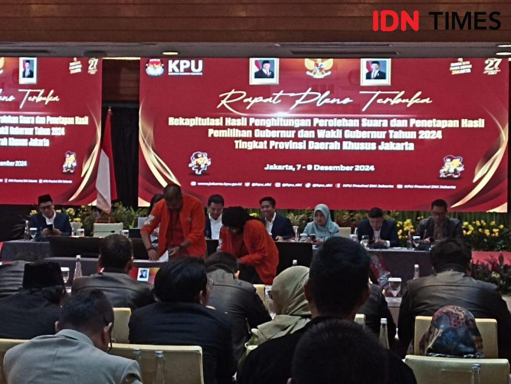 Hasil Rekapitulasi Pilgub Jakarta Tak Ditandatangani Saksi 01 dan 02