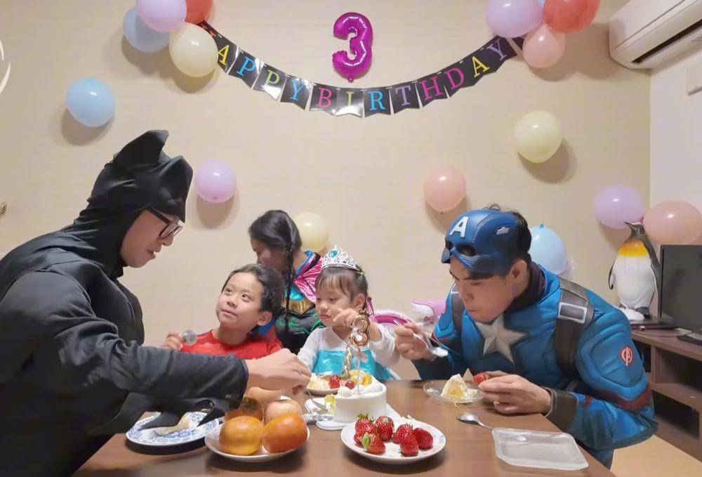 Ulang tahun Ritsuki (YouTube.com/Ueno Family JAPAN)