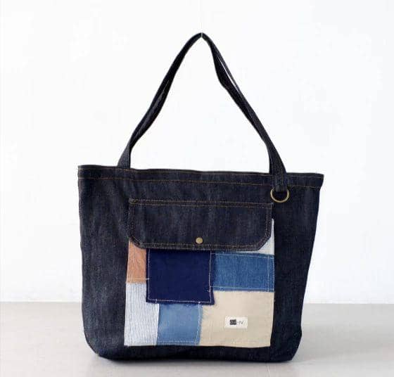 Controlnew Tote Bag Denim Raw Handmade (shopee.co.id/Control New Official Shop)