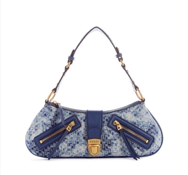 GUESS Belle Vintage Top Zip Shoulder Bag DA896618 (shopee.co.id/Guess Official Store)
