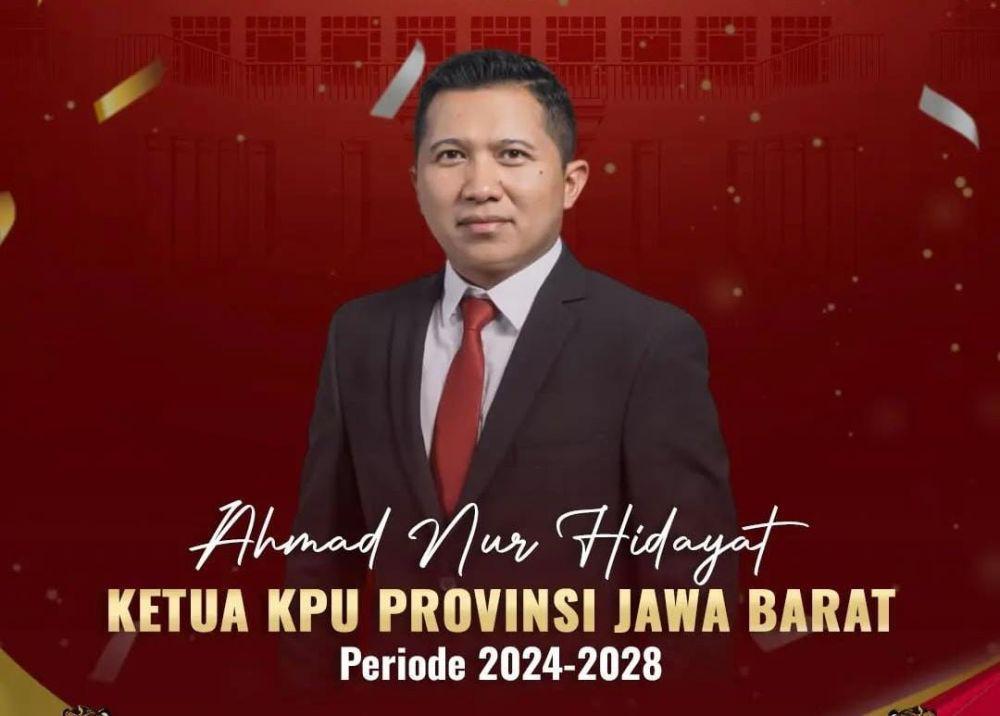 Gantikan Ummi Wahyuni, Ahamd Nur Hidayat Jadi Ketua KPU Jabar