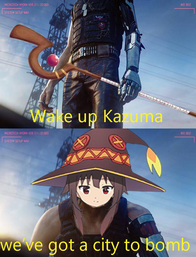 potret meme Megumin (reddit.com/user/FilmSanXd)