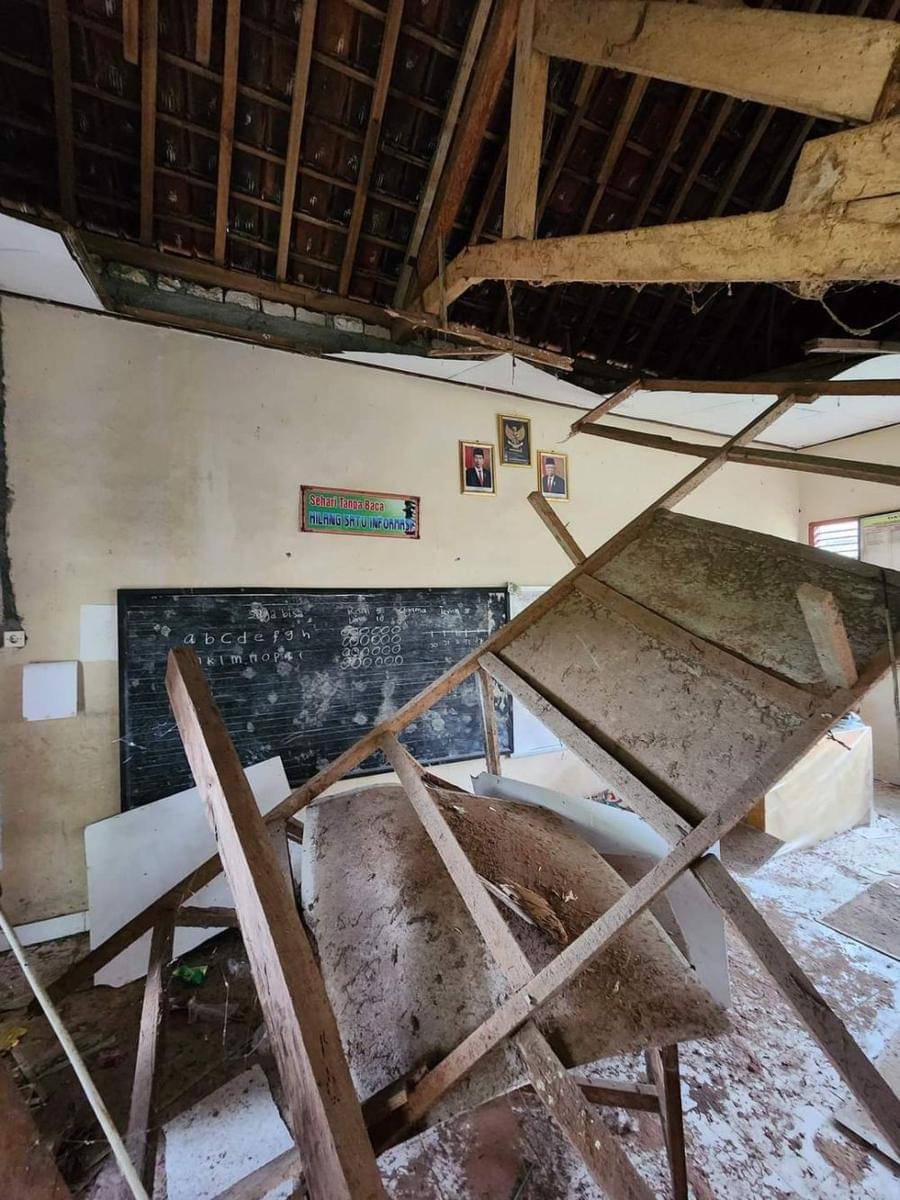 Sekolah rusak di Klungkung. (Dok. IDN Times/istimewa)