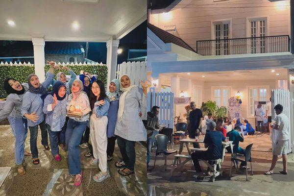 7 Potret Ulang Tahun ke-41 Natalie Sarah, Hajatan Undang Tetangga