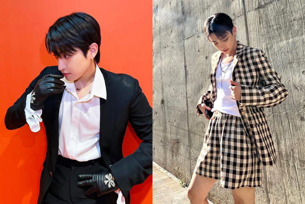 7 Padu Padan Blazer ala Hongjoong ATEEZ, Formal hingga Street Style!