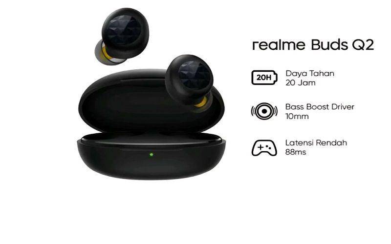 tampilan TWS Realme Buds Q2 (realme.com)