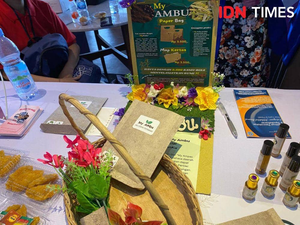 Salah satu usaha yang mengikuti pameran dalam CERITA 2024. (IDN Times/Yuko Utami)
