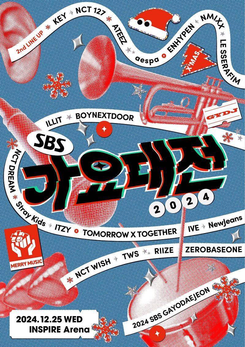 poster lineup SBS Gayo Daejeon 2024 (instagram.com/sbsgayo_official)