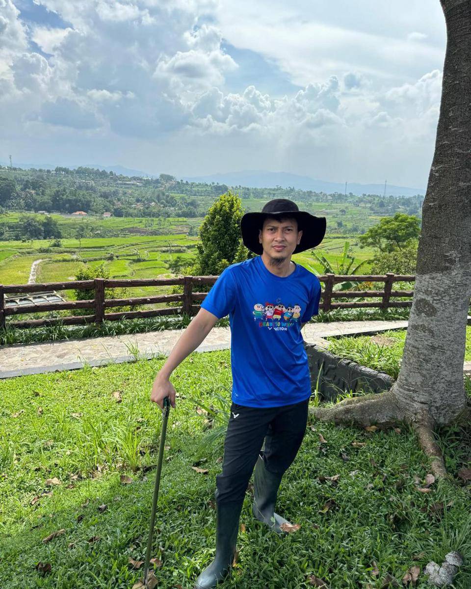 Mohammad Ahsan di luar lapangan (Instagram.com/king.chayra)