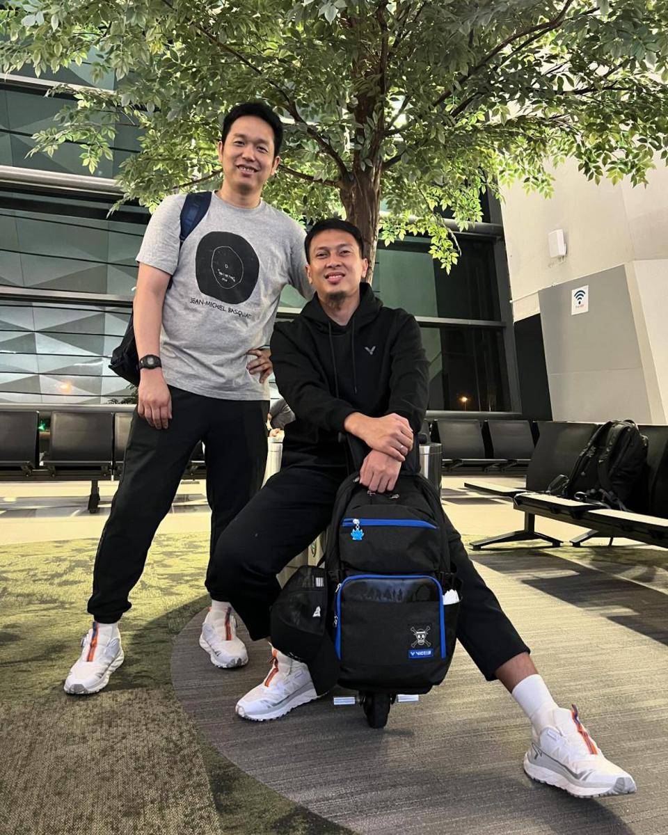 Mohammad Ahsan di luar lapangan (Instagram.com/king.chayra)