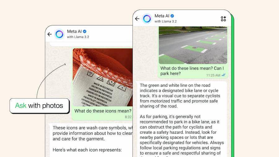 ilustrasi Meta AI di WhatsApp (dok. WhatsApp)