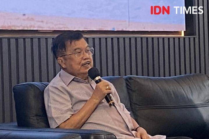 Wapres ke-10 dan 12 RI Jusuf Kalla (JK) bercerita pengamalan mengatasi bencana Tsunami Aceh. (IDN Times/Amir Faisol)