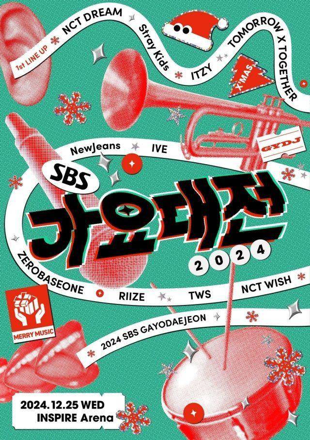 poster lineup SBS Gayo Daejeon 2024 (instagram.com/sbsgayo_official)
