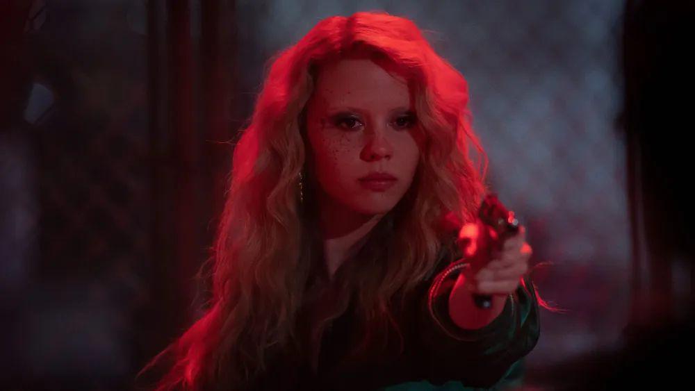Mia Goth sebagai Maxine Minx di MaXXXine (dok. A24/MaXXXine)
