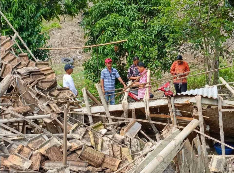 BPBD Lampung: 13 Bencana Alam Rusak 163 Bangunan Warga