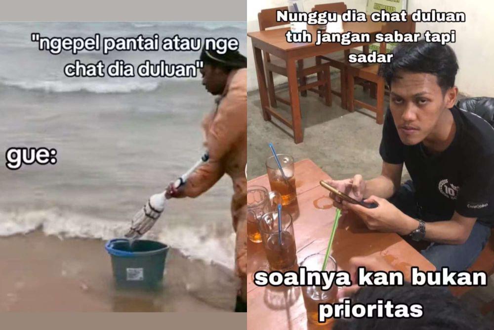 7 Meme Chat Duluan, Suka Terhalang Gengsi