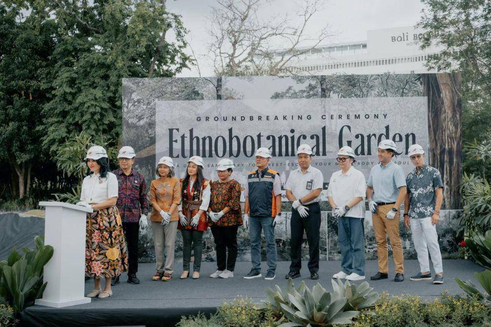 Groundbreaking Ethnobotanical Garden di Kawasan Ekonomi Khusus (KEK) Kesehatan dan Pariwisata Sanur, Bali. (dok. InJourney Hospitality)