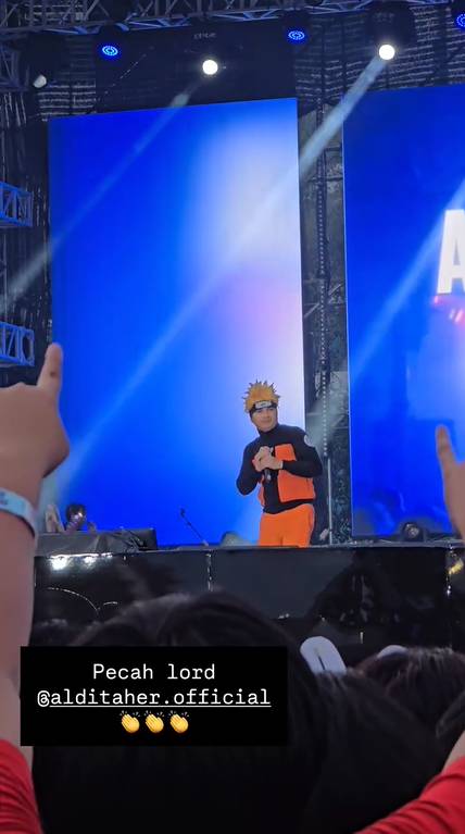 Aldi Taher manggung pakai kostum Naruto (instagram.com/alditaher.official)