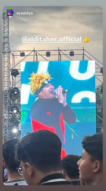 Aldi Taher manggung pakai kostum Naruto (instagram.com/alditaher.official)