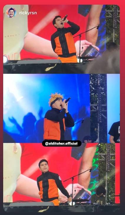 Aldi Taher manggung pakai kostum Naruto (instagram.com/alditaher.official)