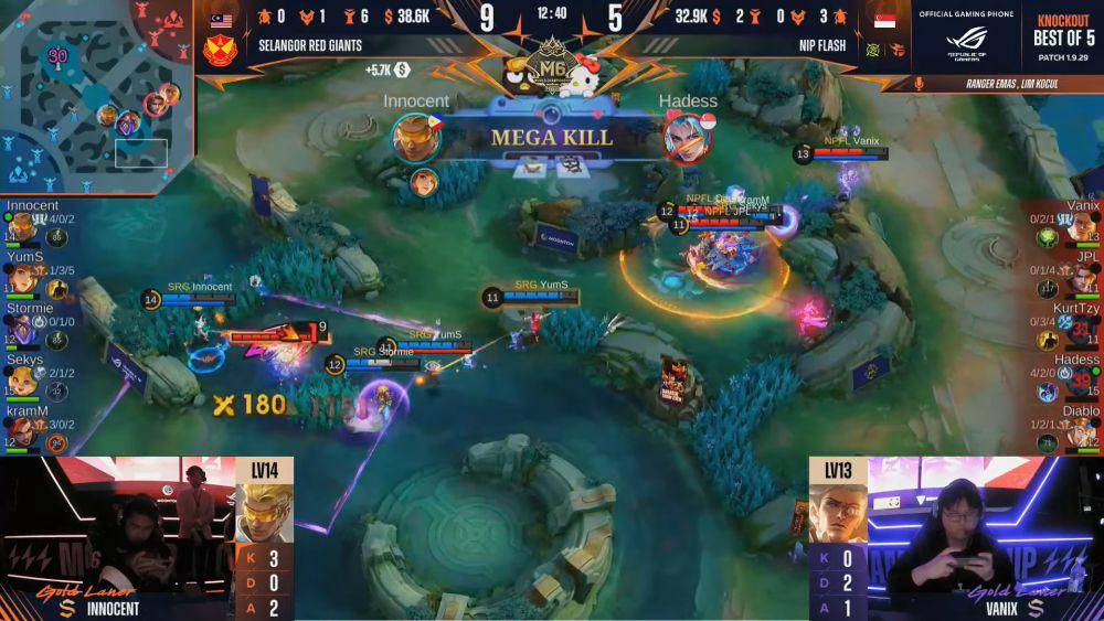 Momen MVP dari Innocent saat gunakan Bruno di game pertama (YouTube.com/MPL Indonesia)