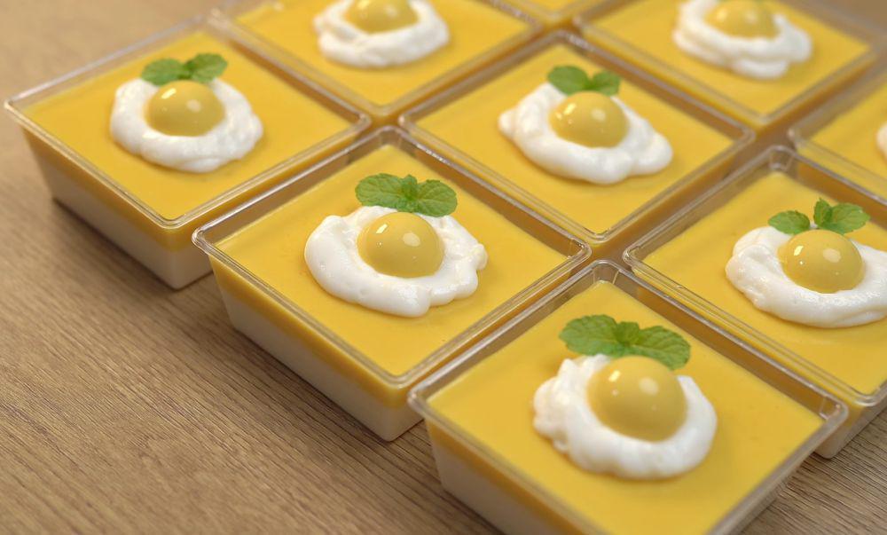Resep Puding Mangga Susu Telur Ceplok yang Manis dan Segar