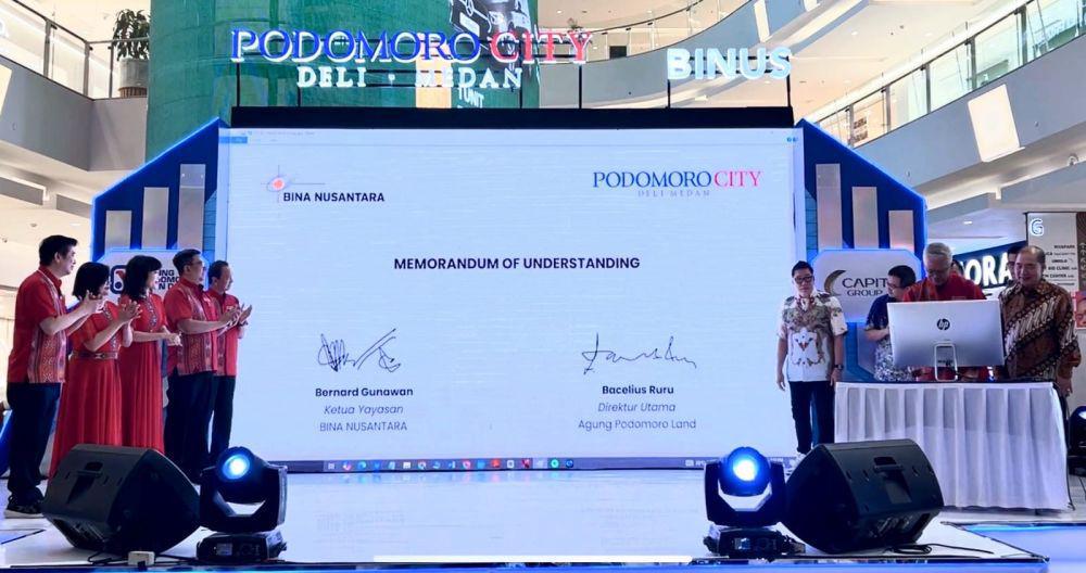 Binus Buka Fasilitas Pendidikan Unggulan di Podomoro City Deli Medan