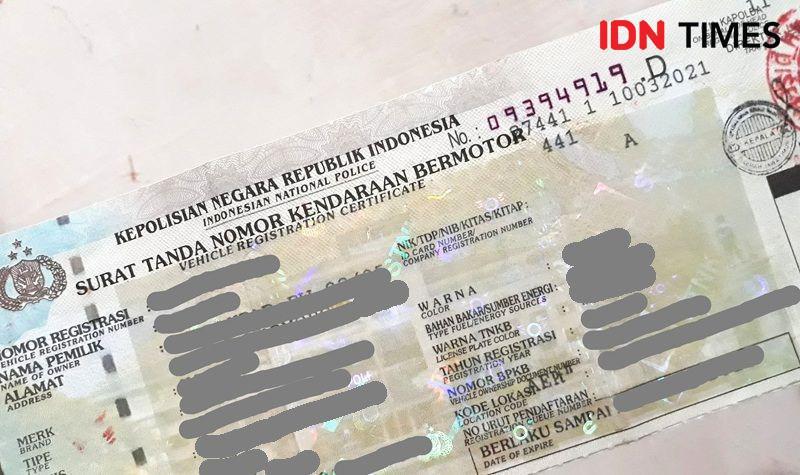 ilustrasi letak nomor STNK (IDN Times/Uswatun Khasanah)