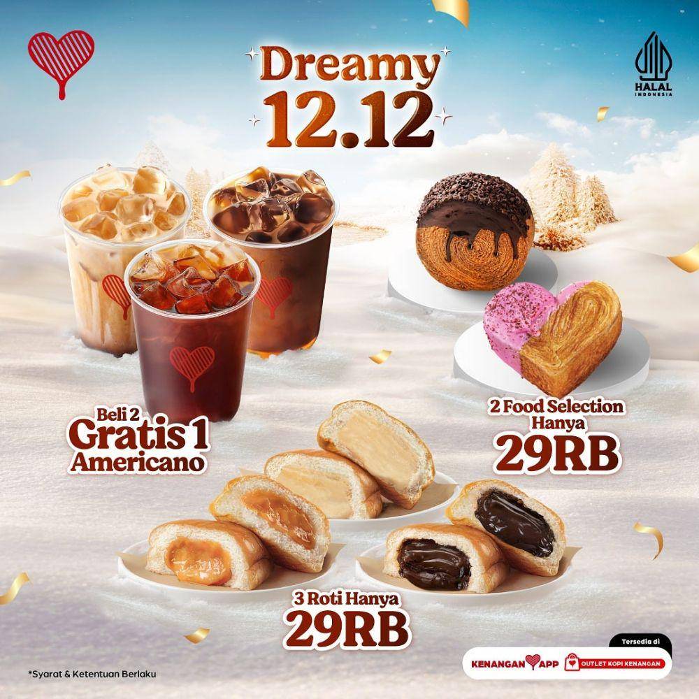 Promo 12.12 Kopi Kenangan (instagram.com/kopikenangan.id)