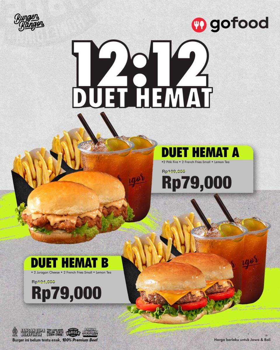 Promo 12.12 Burger Bangor (instagram.com/burgerbangor)