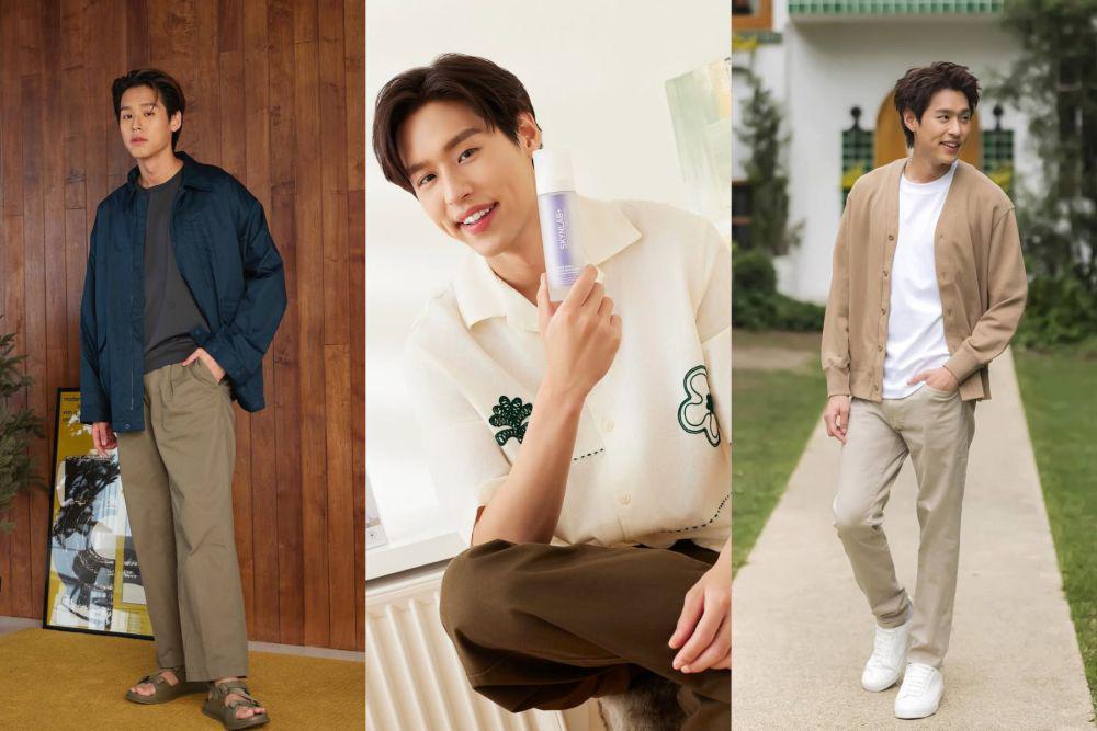 9 Ide Earth Tone  Outfit ala Billkin Putthipong Serba Nuansa Cokelat