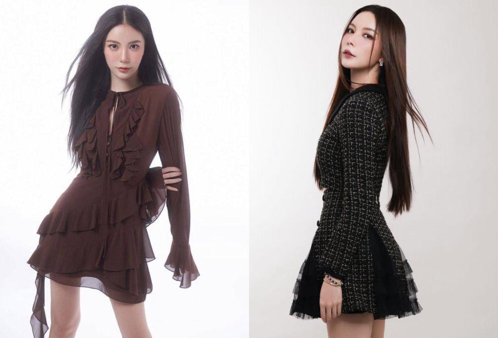 7 Inspirasi Outfit untuk Christmas Dinner ala Mook Worranit, Anggun!