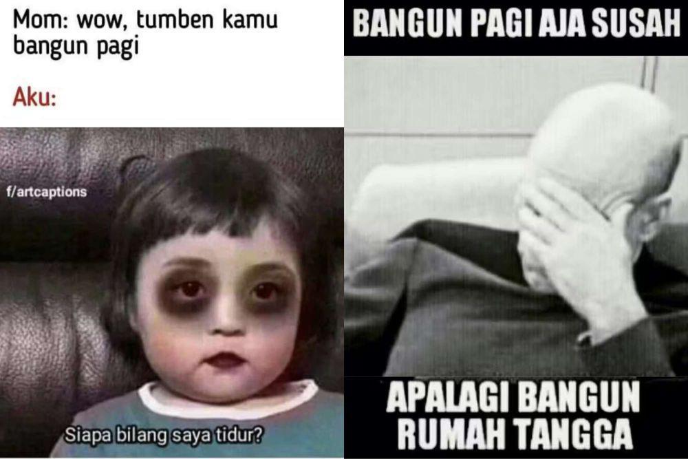7 Meme Bangun Pagi, padahal Suka Begadang