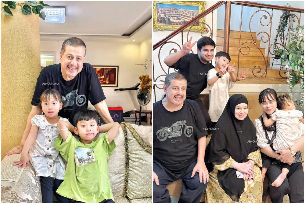 9 Potret Natsuki dan Ritsuki Foto Bareng Keluarga Pak Muh, Happy!